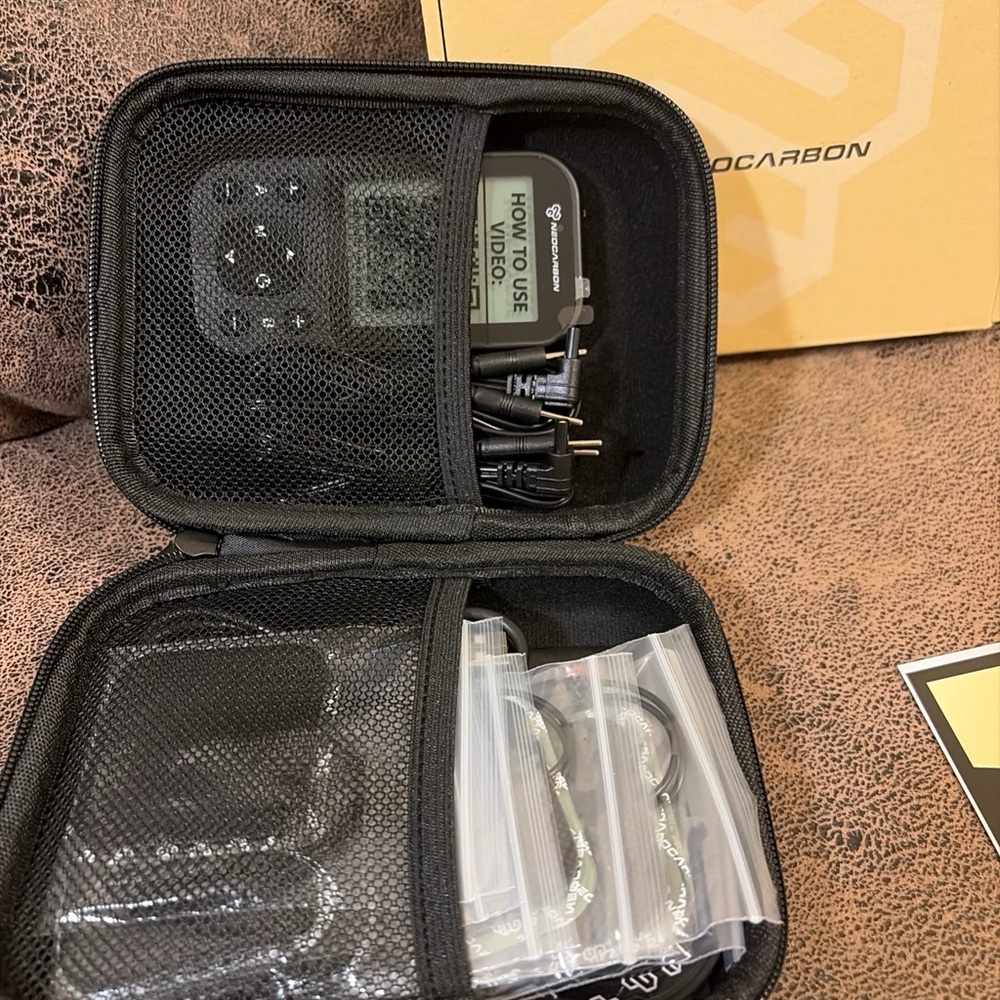 Neocarbon Electric Muscle Stimulator  TENS Unit for Back, Pain Relief, Sciatica